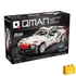Kép 1/3 - Termékkép a dobozról - QMAN® 54008 - Speedy Shadow fehér sportautó