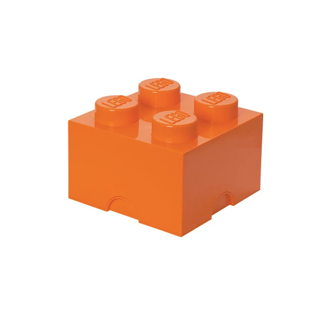 LEGO® Kiegészítő - Tároló doboz 4-es narancs