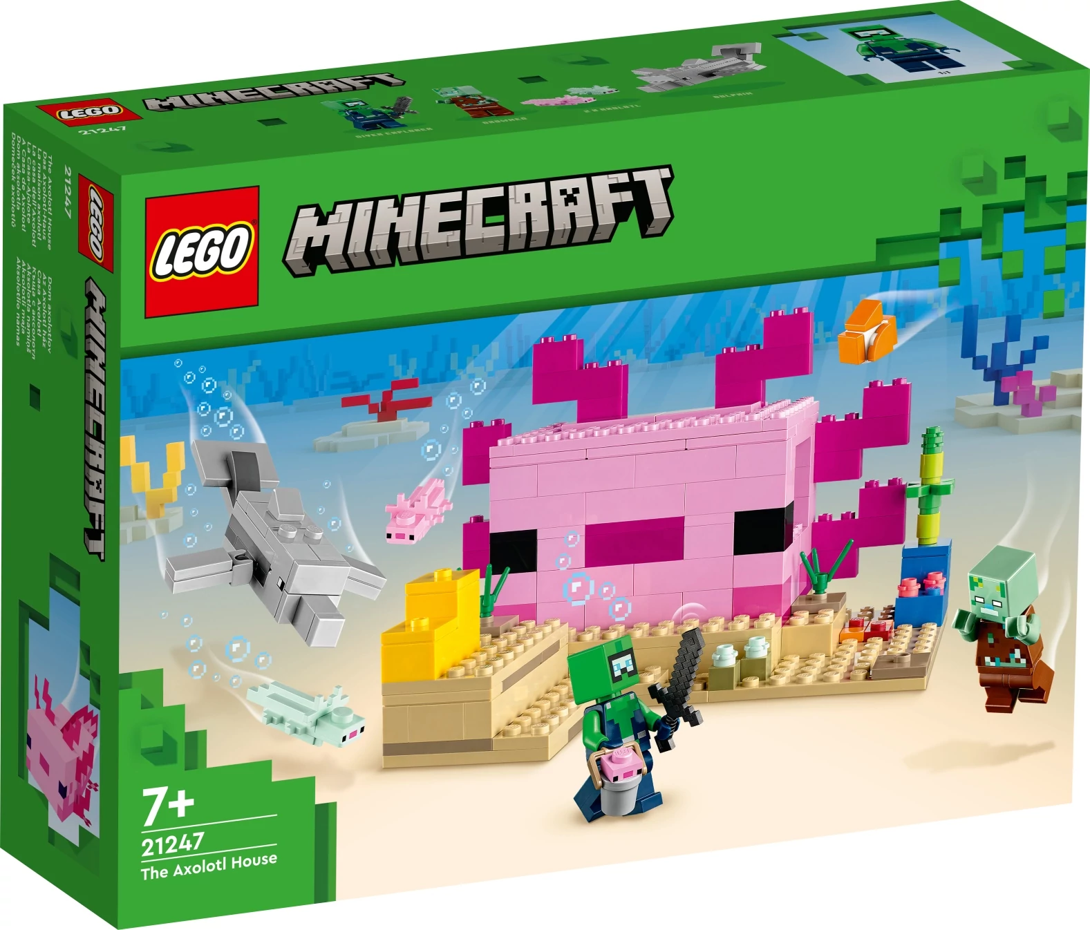 LEGO® Minecraft 21247 Az Axolotl ház
