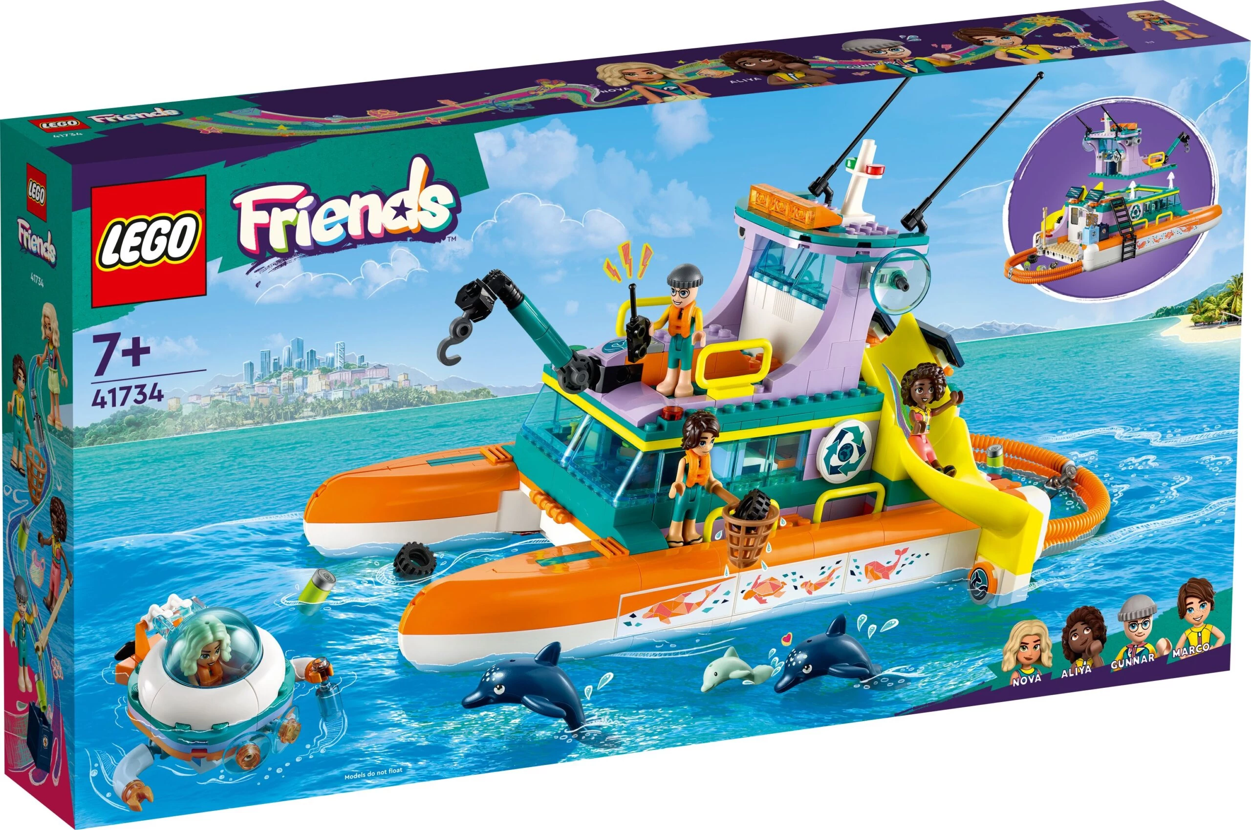 LEGO® Friends 41734 Tengeri mentőhajó