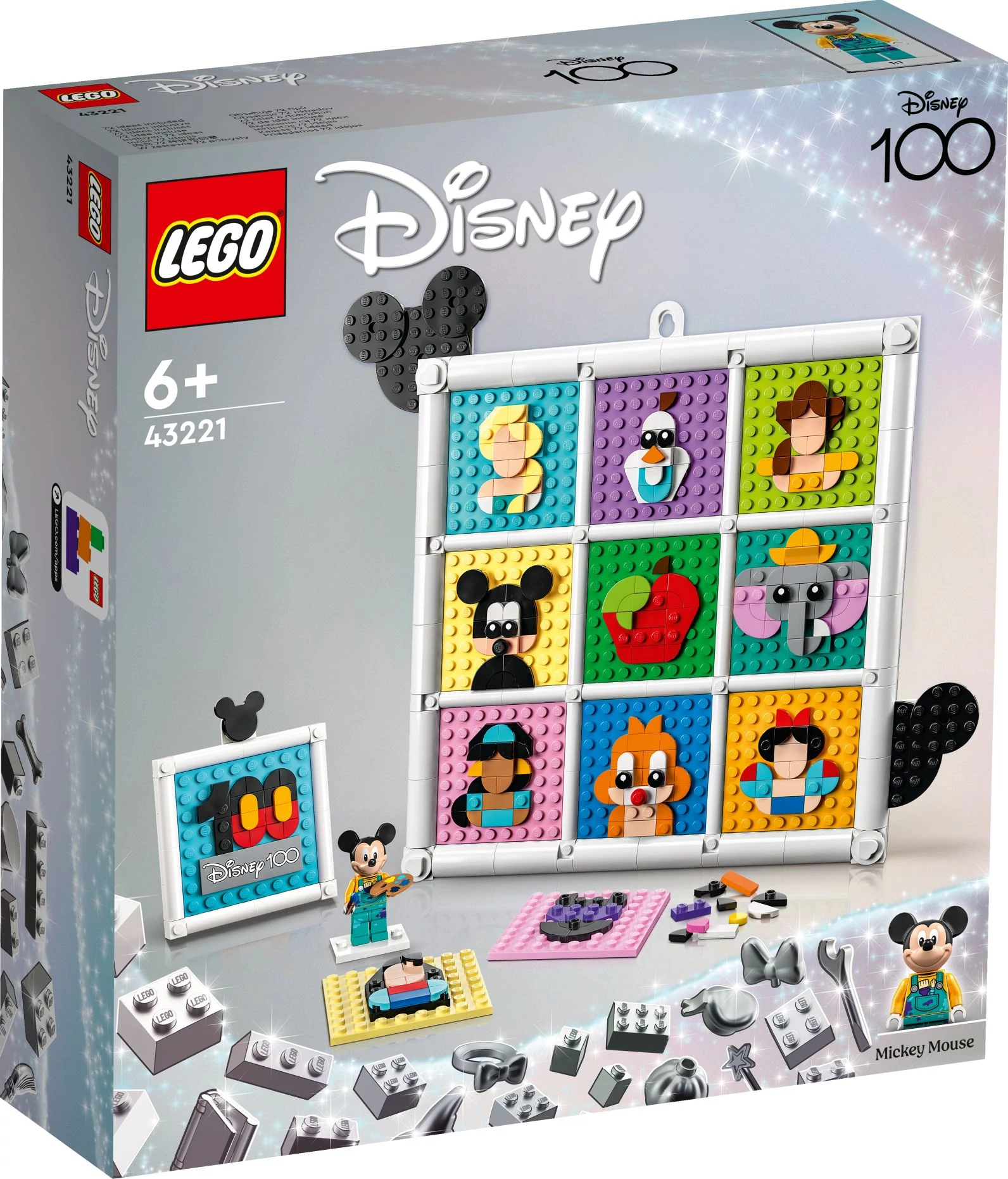 LEGO® Disney 43221 A Disney animációs ikonjainak 100 éve