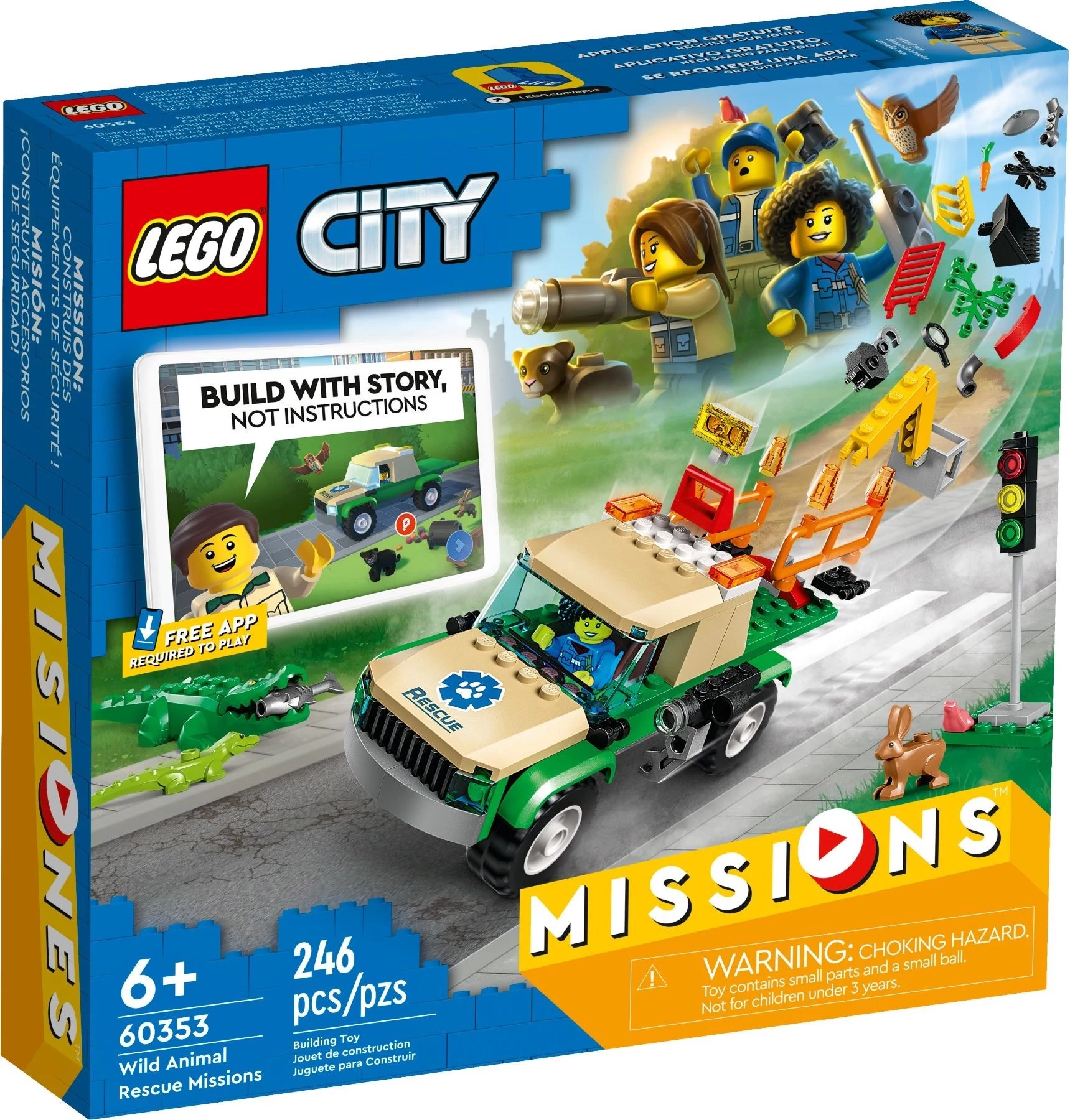 LEGO® City 60353 Vadállat mentő küldetések