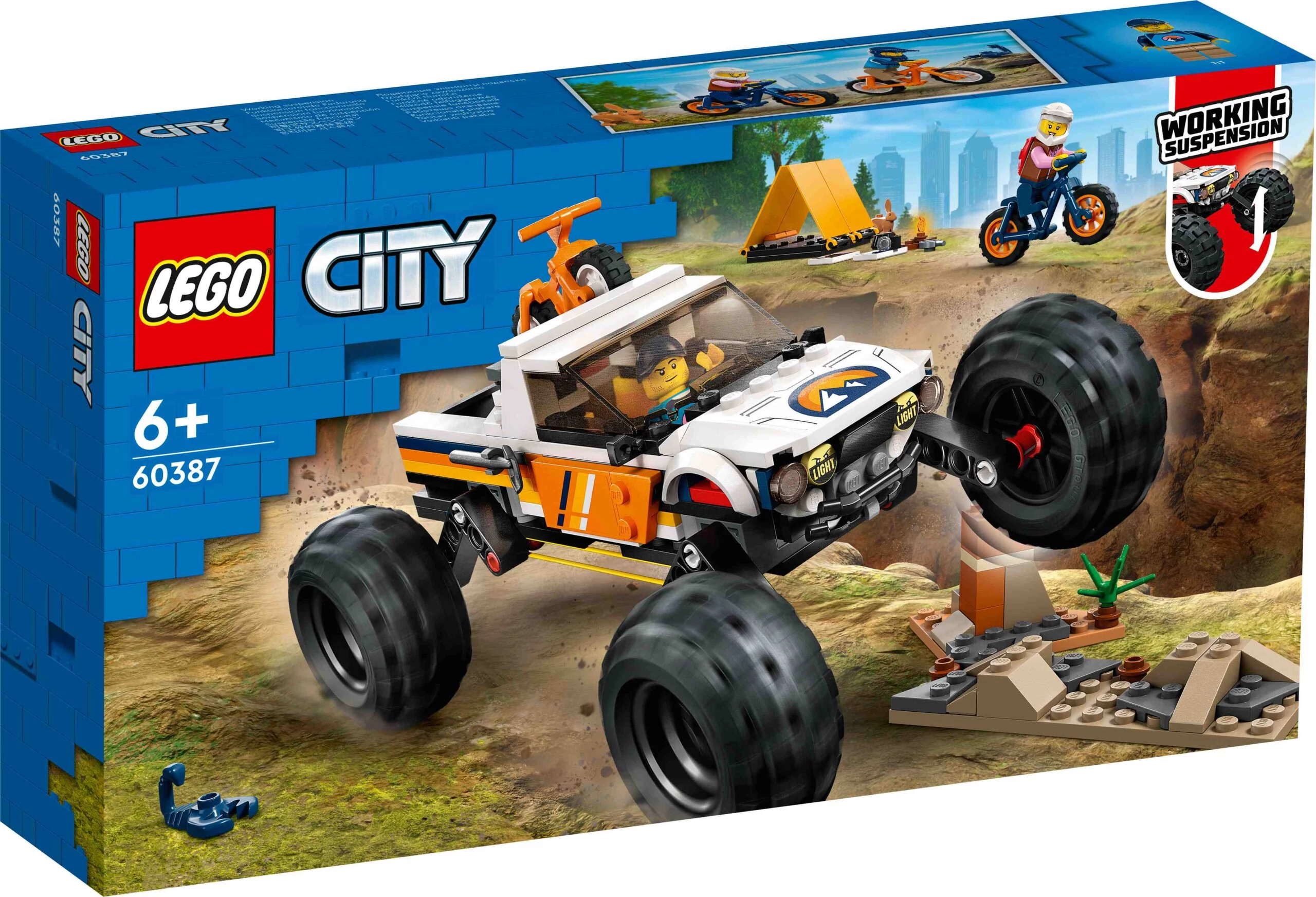 LEGO® City 60387 4x4-es terepjáró kalandok