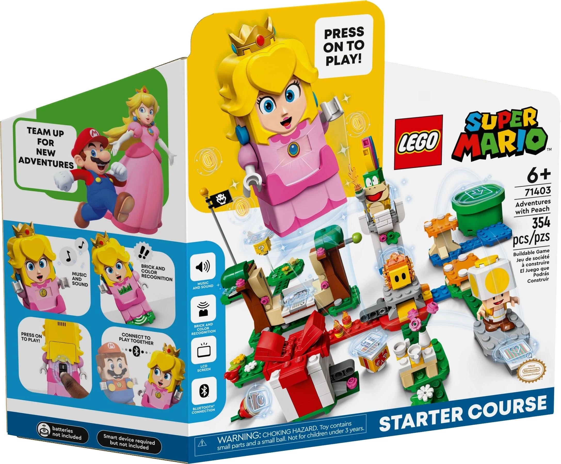 LEGO® Super Mario 71403 Peach kalandjai kezdőpálya
