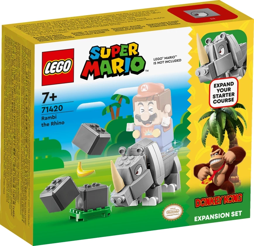 LEGO® Super Mario 71420 Rambi az orrszarvú kiegészítő szett