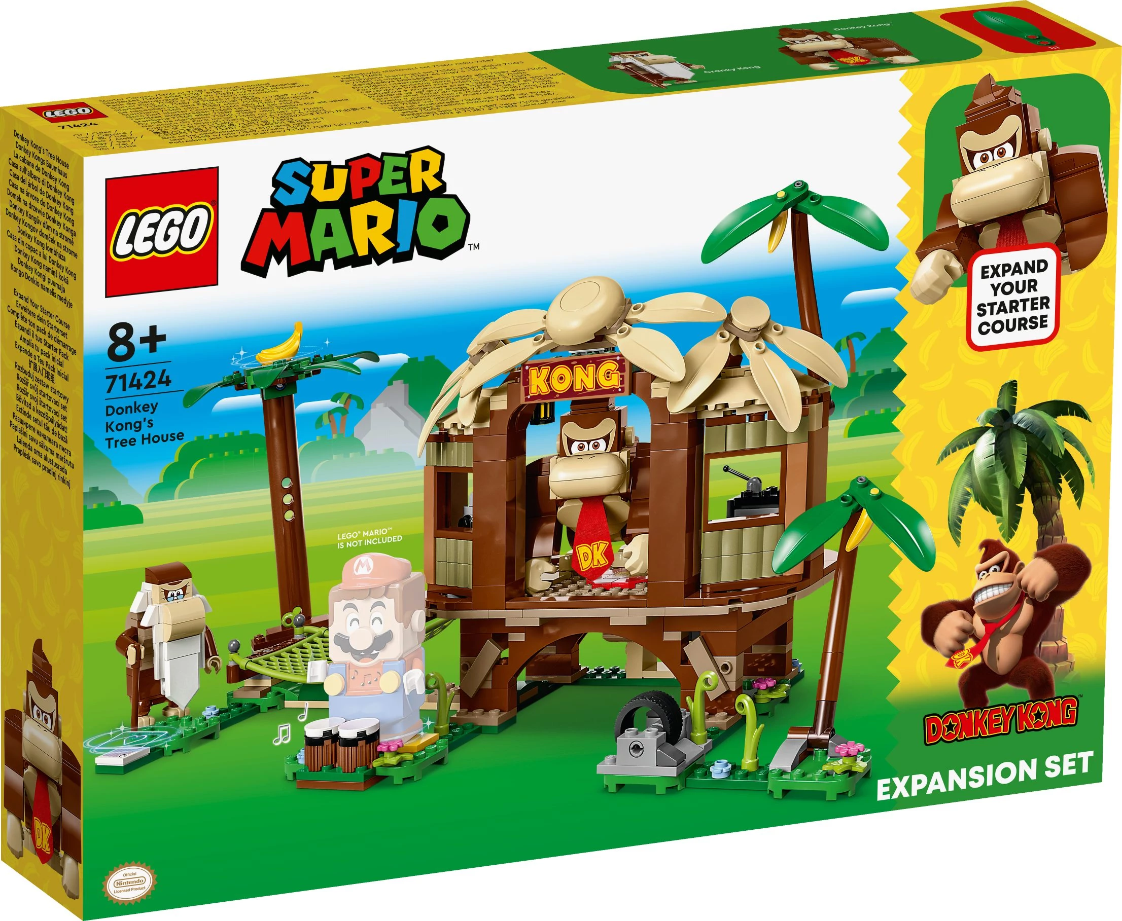 LEGO® Super Mario 71424 Donkey Kong lombháza kiegészítő szett
