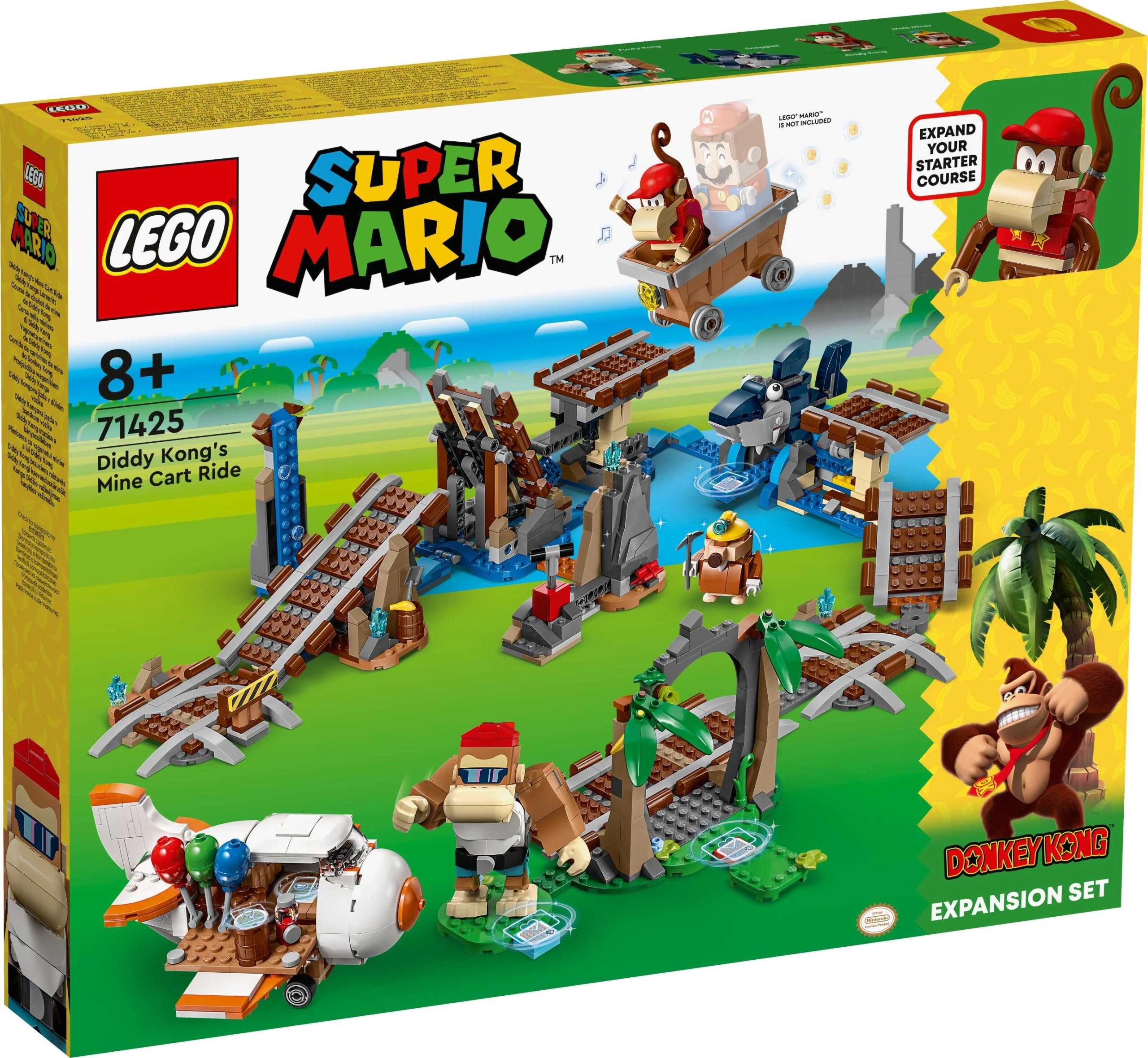 LEGO® Super Mario 71425 Diddy Kong utazása a bányacsillében kiegészítő szett