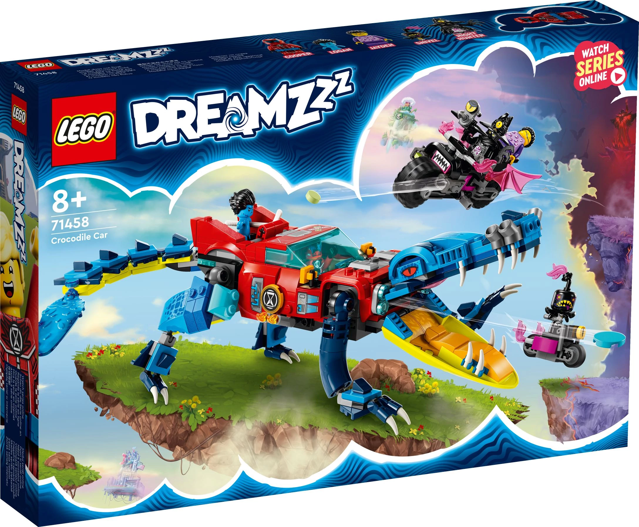 LEGO® DREAMZzz 71458 Krokodil autó