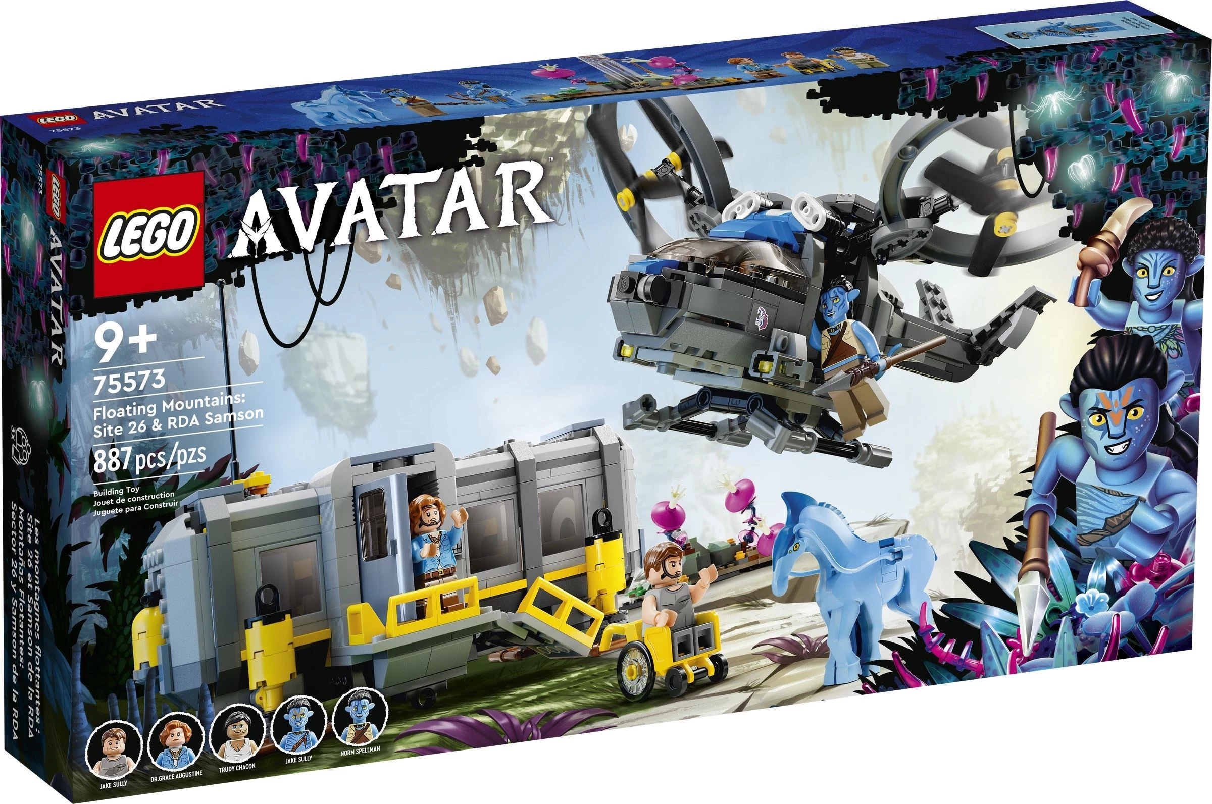 LEGO® Avatar 75573 Lebegő sziklák: 26-os helyszín és RDA Samson