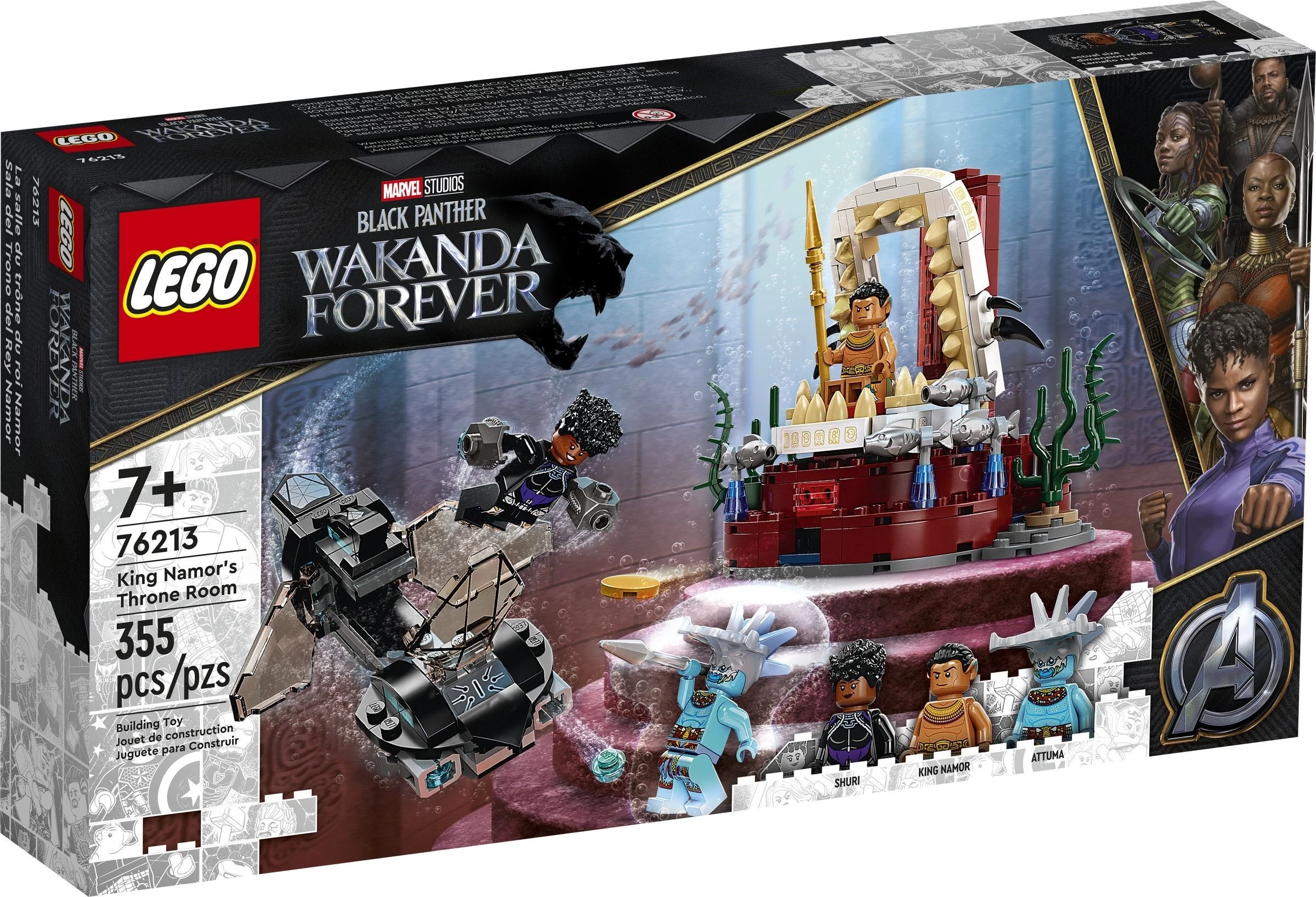 LEGO® Super Heroes 76213 Namor király trónterme