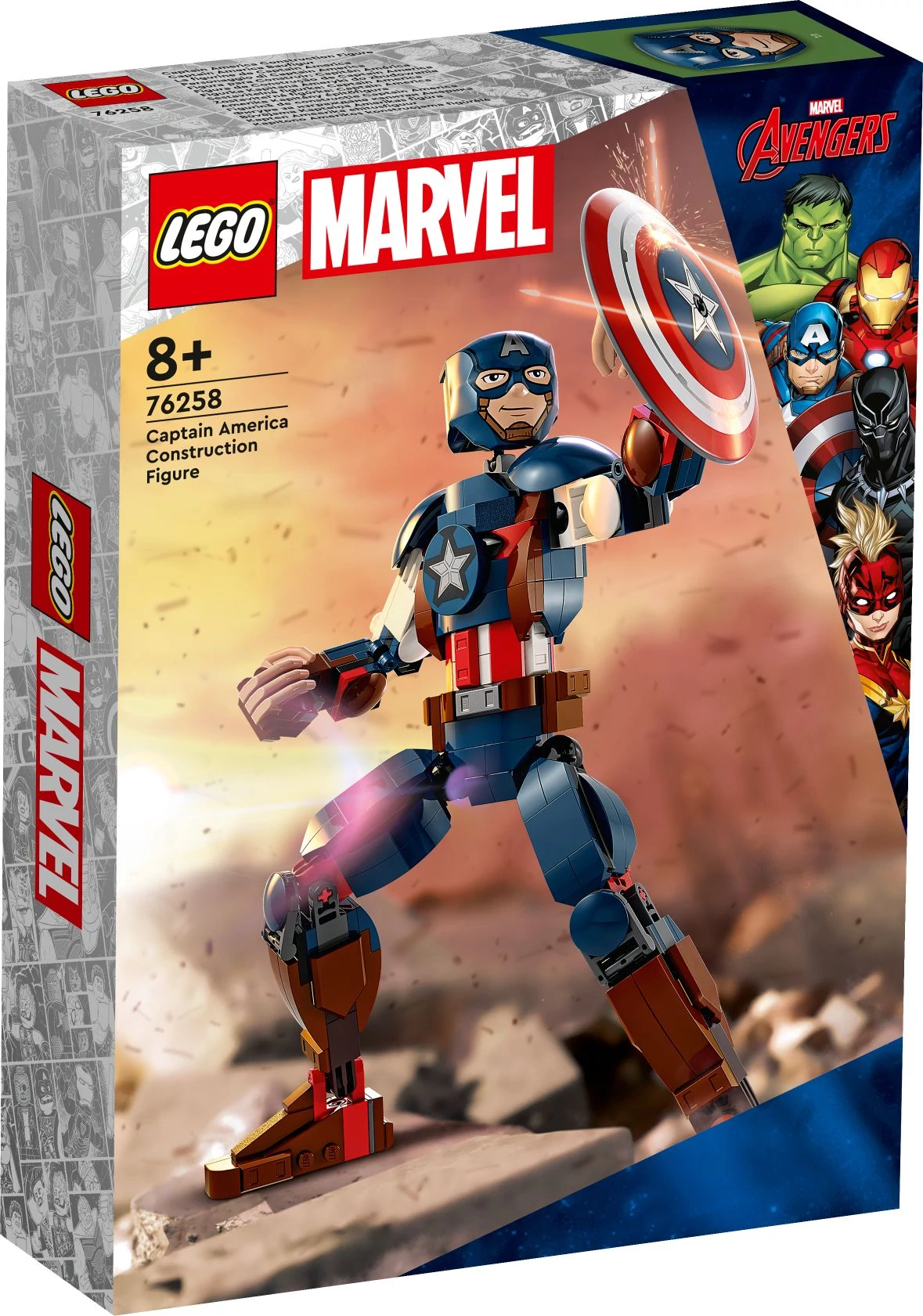 LEGO® Super Heroes 76258 Amerika Kapitány építőfigura