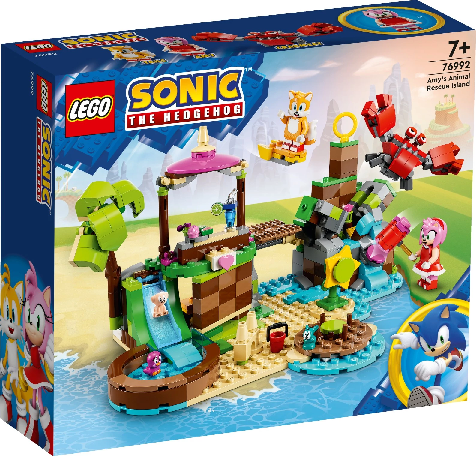 LEGO® Sonic the Hedgehog 76992 Amy állatmentő szigete