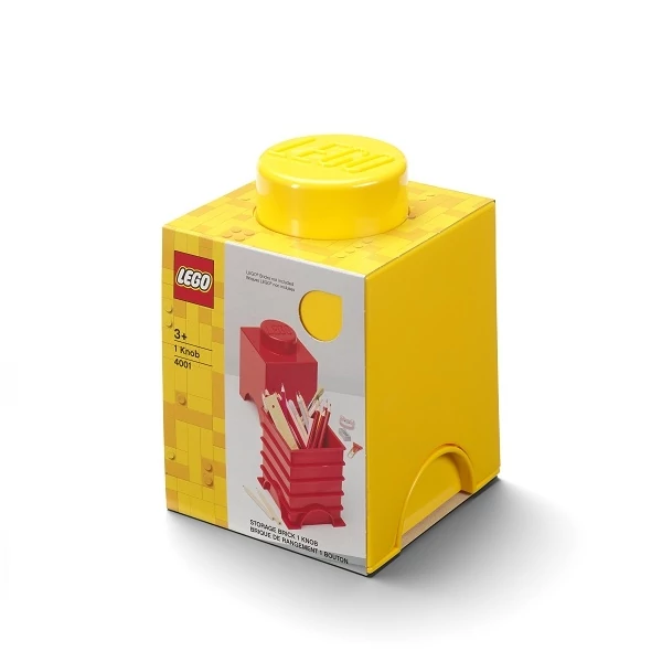 LEGO® Kiegészítő - Tároló doboz 1-es sárga