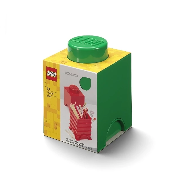 LEGO® Kiegészítő - Tároló doboz 1-es zöld