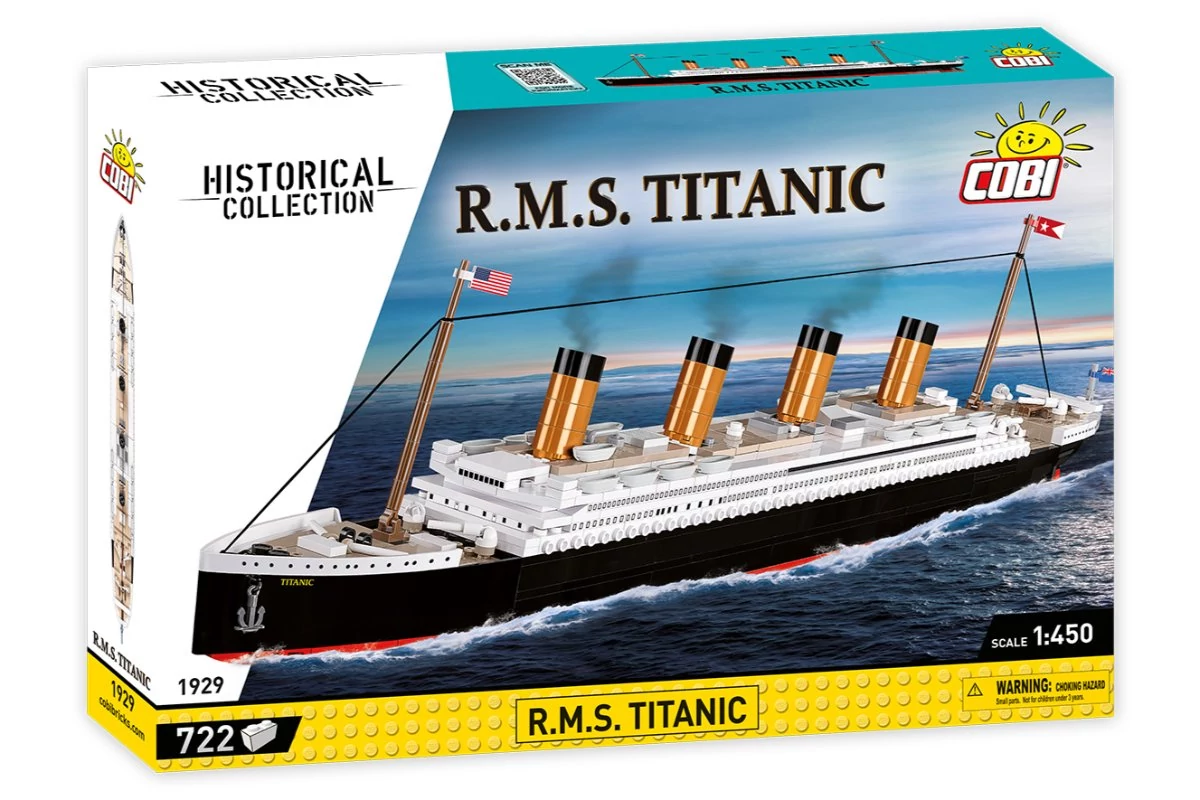COBI-1929 - R.M.S. Titanic – 1:450 méretarány  – 100% kompatibilis minden más kedvelt márkával