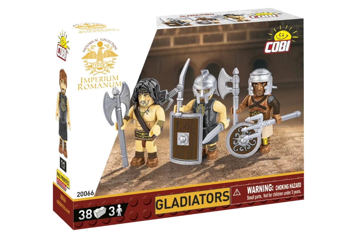 COBI 20066 – Gladiátorok építőjáték – 100% kompatibilis minden más kedvelt márkával