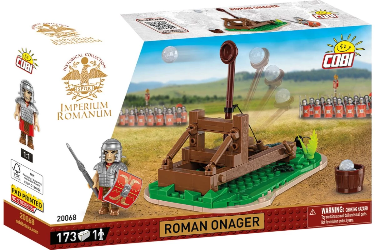 COBI 20068 – Római onager (kőhajító) építőjáték – 100% kompatibilis minden más kedvelt márkával