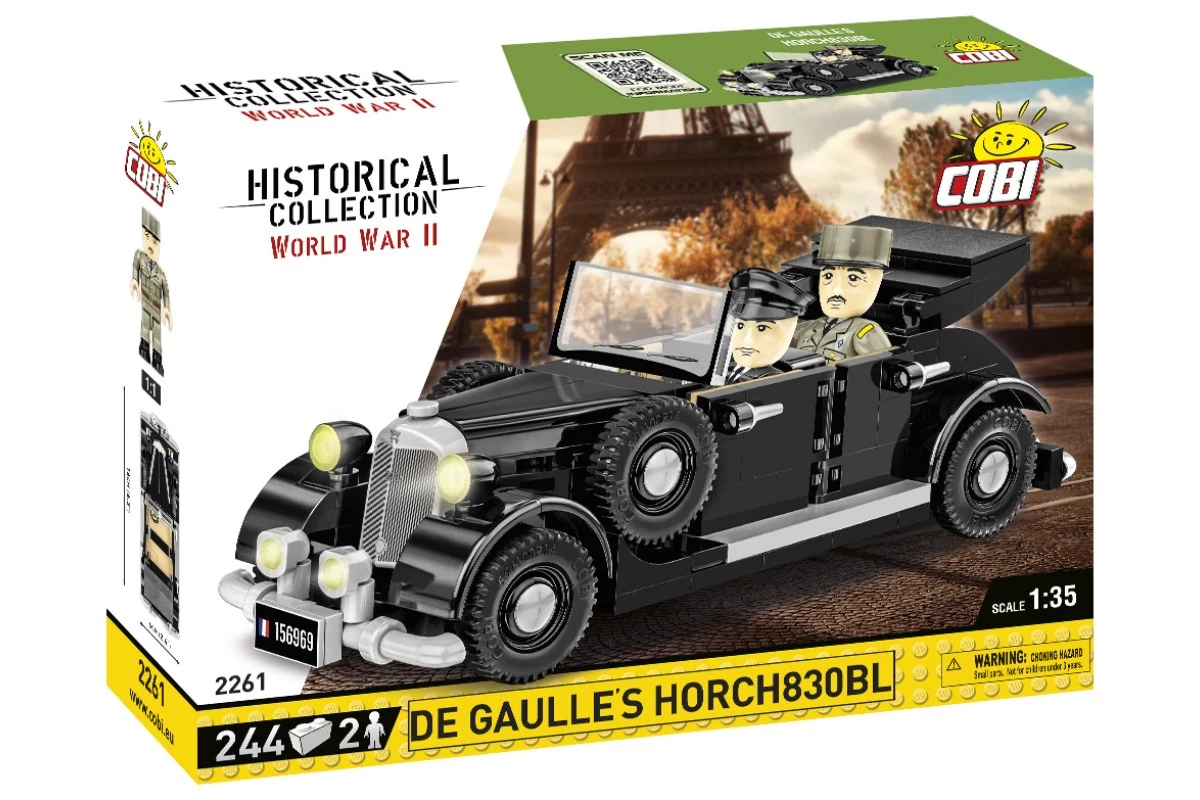 COBI-2261 – De Gaulle Horch 830BL – 100% kompatibilis minden más kedvelt márkával