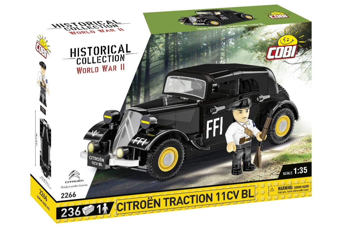 COBI-2266 – Citroën Traction 11CV BL építőjáték – 100% kompatibilis minden más kedvelt márkával