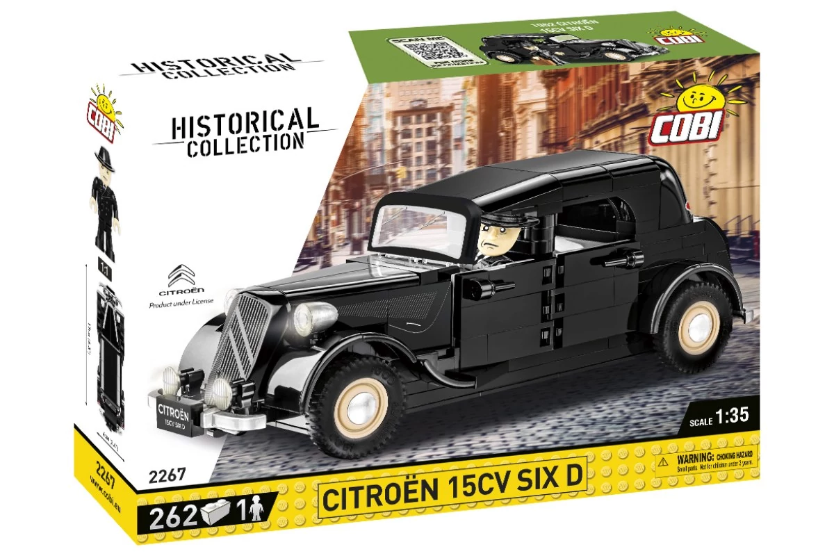 COBI-2267 – Citroën 15CV Six D – 100% kompatibilis minden más kedvelt márkával