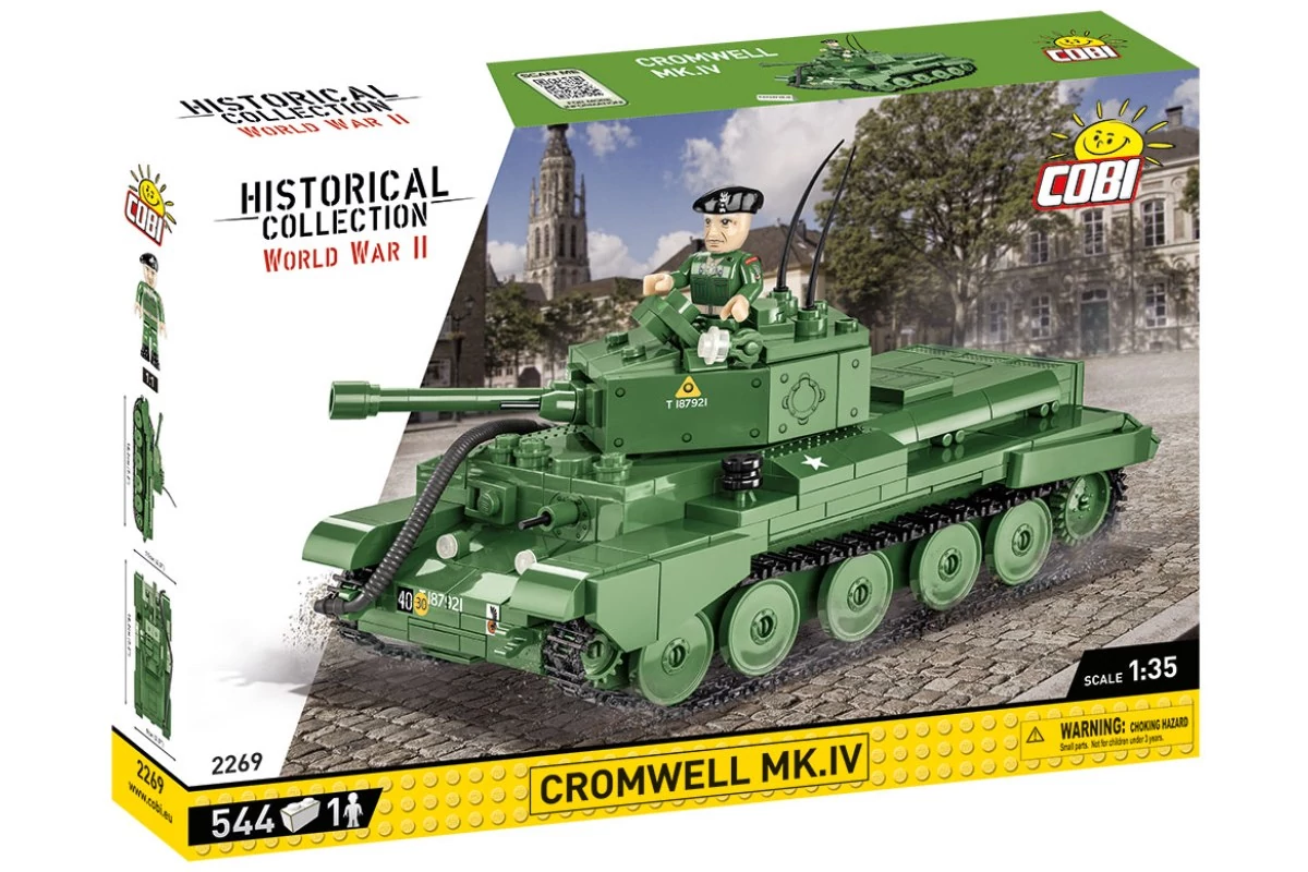 COBI-2269 – Cromwell Mk. IV Harckocsi – 100% kompatibilis minden más kedvelt márkával