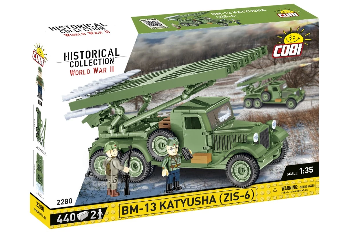 COBI-2280 – BM-13 KATYUSHA (ZIS-6) – 100% kompatibilis minden más kedvelt márkával