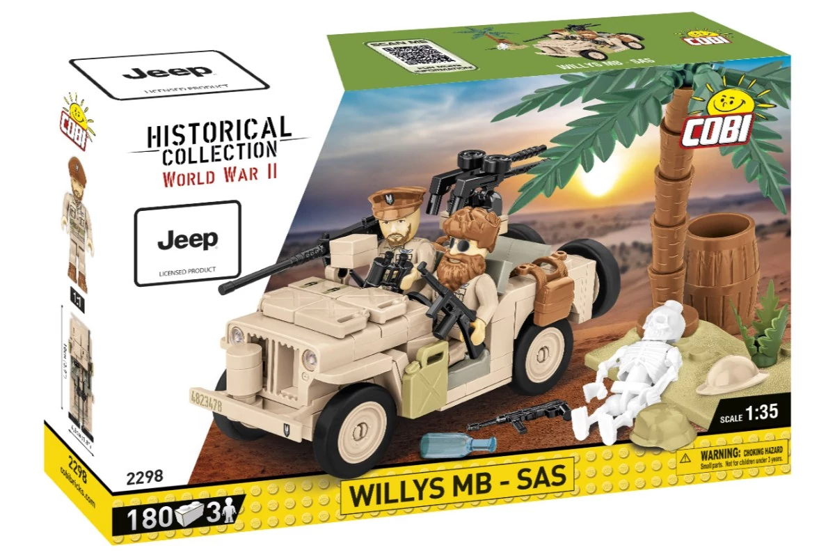 COBI-2298 – Willys MB – SAS változat – 100% kompatibilis minden más kedvelt márkával