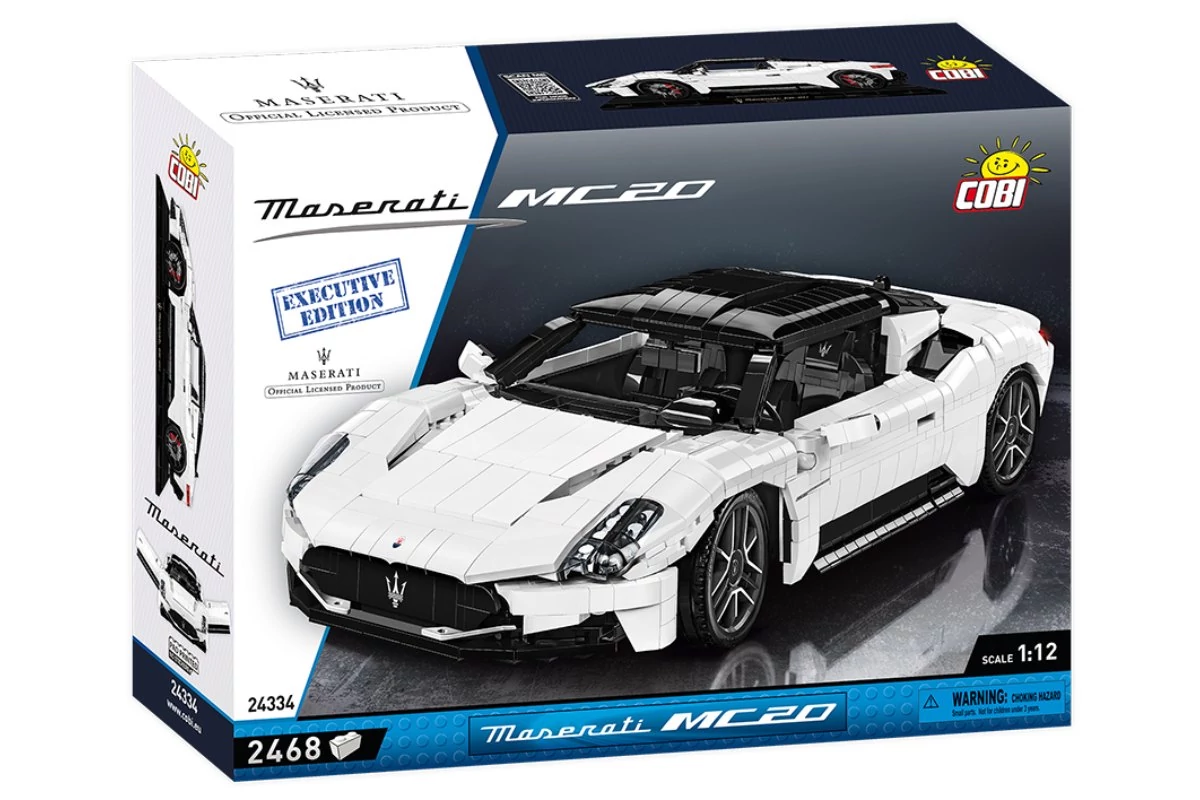 COBI 24334 – Maserati MC20 – Executive Edition építőjáték – 100% kompatibilis minden más kedvelt márkával