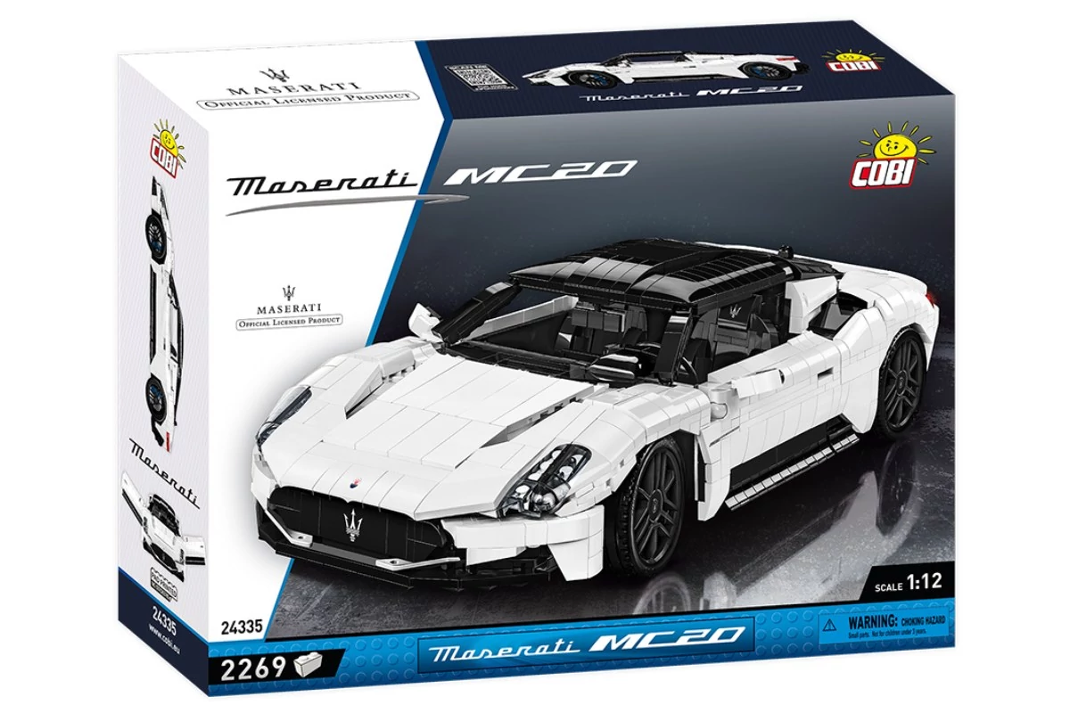 COBI 24335 – Maserati MC20 építőjáték – 100% kompatibilis minden más kedvelt márkával