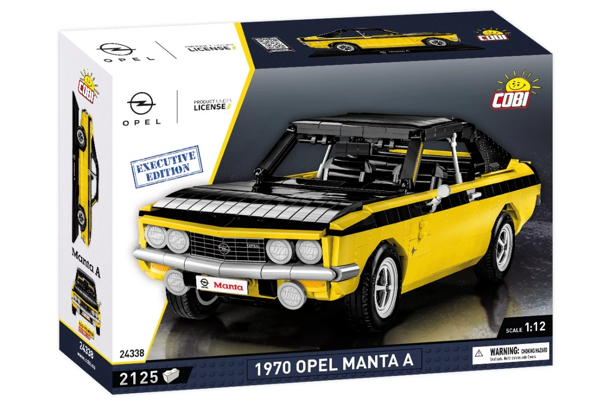 COBI 24338 – 1970 Opel Manta A – Executive Edition építőjáték – 100% kompatibilis minden más kedvelt márkával