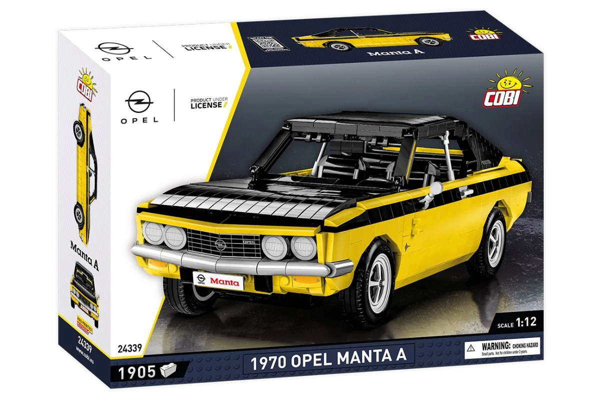 COBI 24339 – 1970 Opel Manta A építőjáték – 100% kompatibilis minden más kedvelt márkával