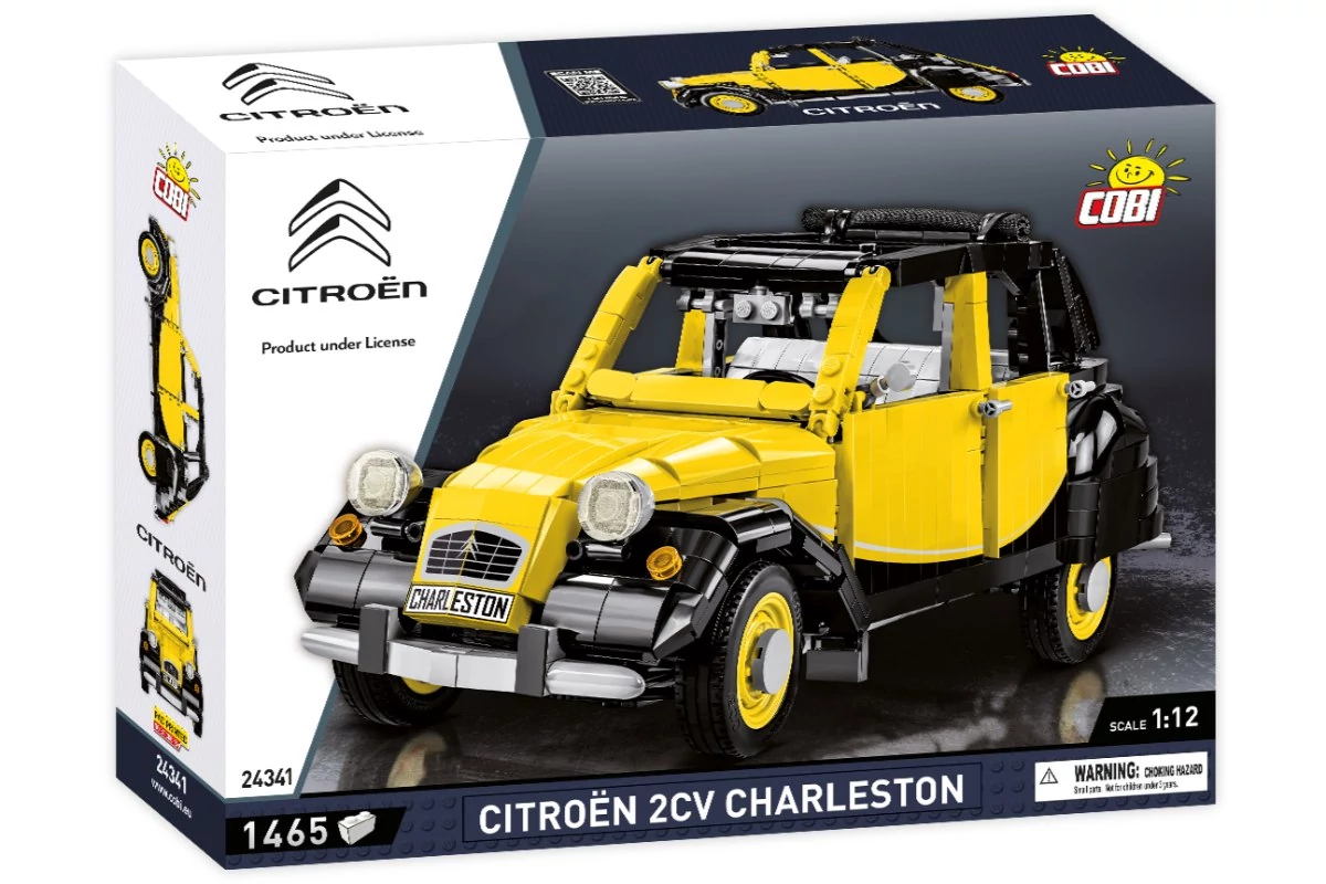 COBI 24341 – Citroën 2CV Charleston építőjáték – 100% kompatibilis minden más kedvelt márkával