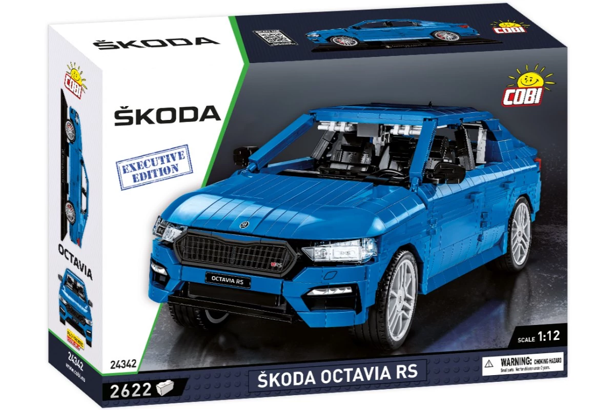 COBI 24342 – Škoda Octavia RS – Executive Edition építőjáték – 100% kompatibilis minden más kedvelt márkával