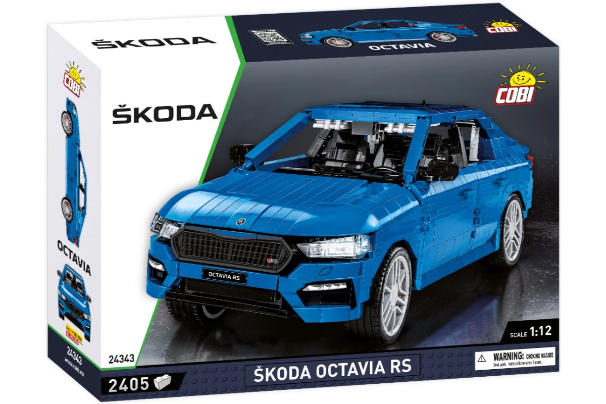 COBI 24343 – Škoda Octavia RS építőjáték – 100% kompatibilis minden más kedvelt márkával
