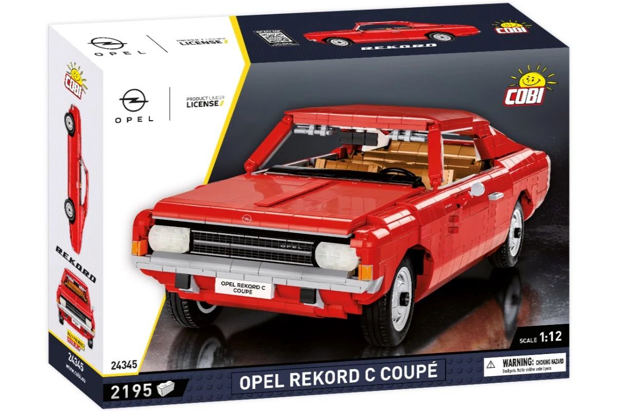 COBI 24345 – Opel Rekord C Coupé építőjáték – 100% kompatibilis minden más kedvelt márkával