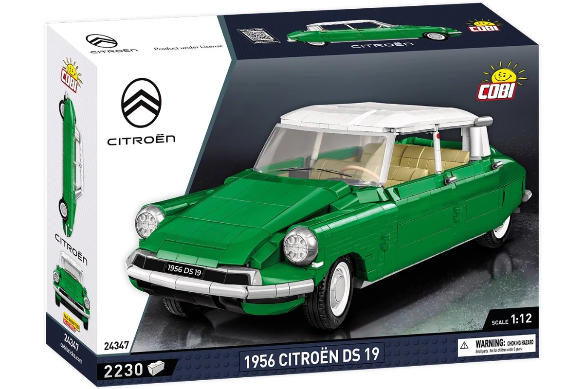 COBI 24347 – 1956 Citroën DS 19 építőjáték – 100% kompatibilis minden más kedvelt márkával