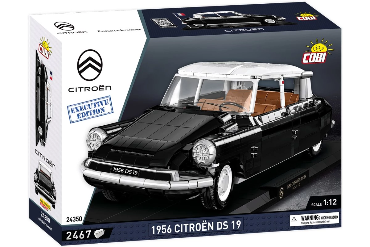 COBI 24350 – 1956 Citroën DS 19 építőjáték – 100% kompatibilis minden más kedvelt márkával
