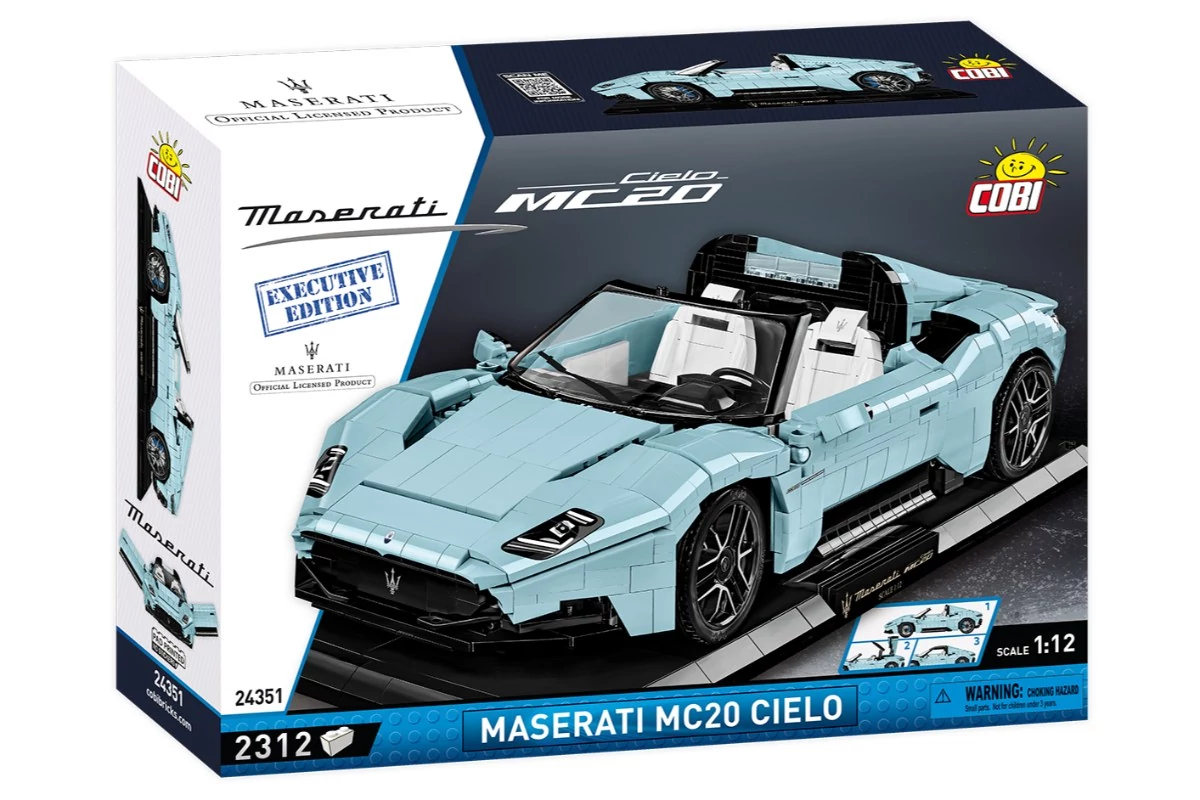 COBI 24351 – Maserati MC20 Cielo – Executive Edition építőjáték – 100% kompatibilis minden más kedvelt márkával