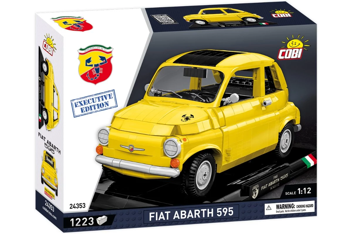 COBI 24353 – Fiat Abarth 595 – Executive Edition építőjáték – 100% kompatibilis minden más kedvelt márkával