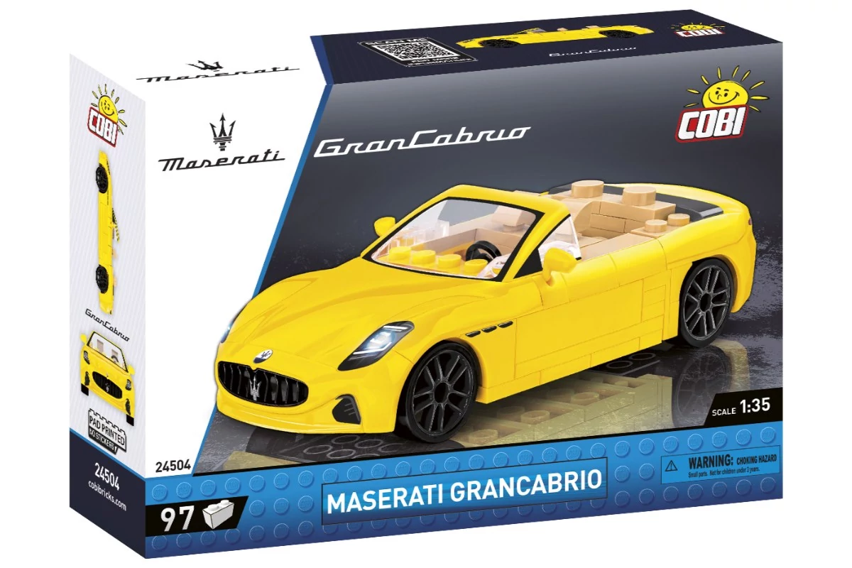 COBI 24504 – Maserati GranCabrio építőjáték – 100% kompatibilis minden más kedvelt márkával