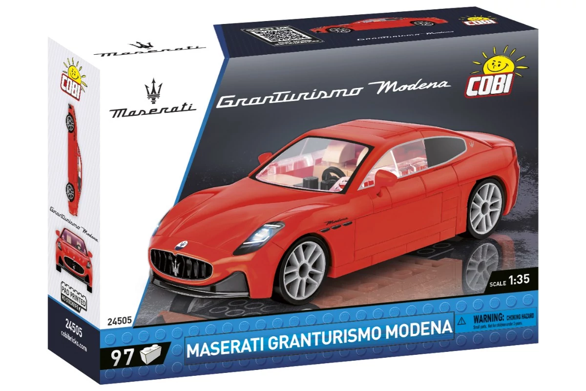 COBI 24505 – Maserati GranTurismo Modena építőjáték – 100% kompatibilis minden más kedvelt márkával