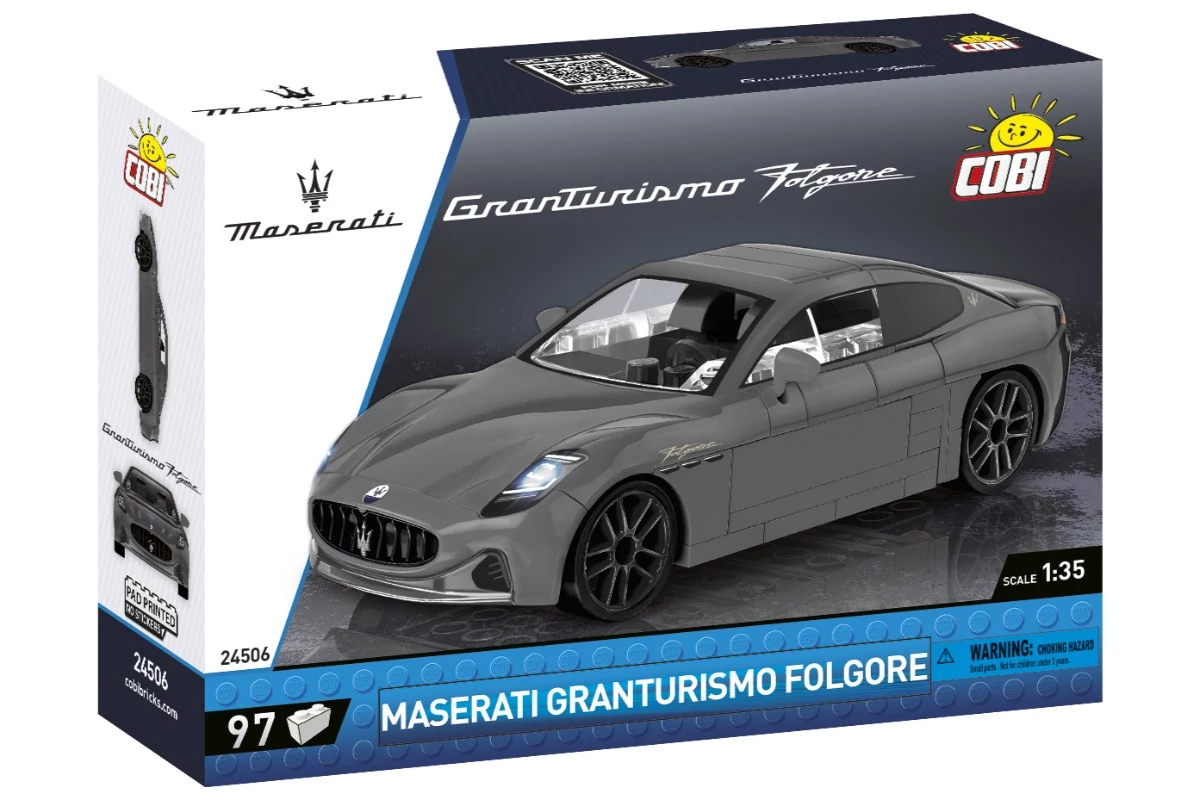 COBI 24506 – Maserati GranTurismo Folgore építőjáték – 100% kompatibilis minden más kedvelt márkával