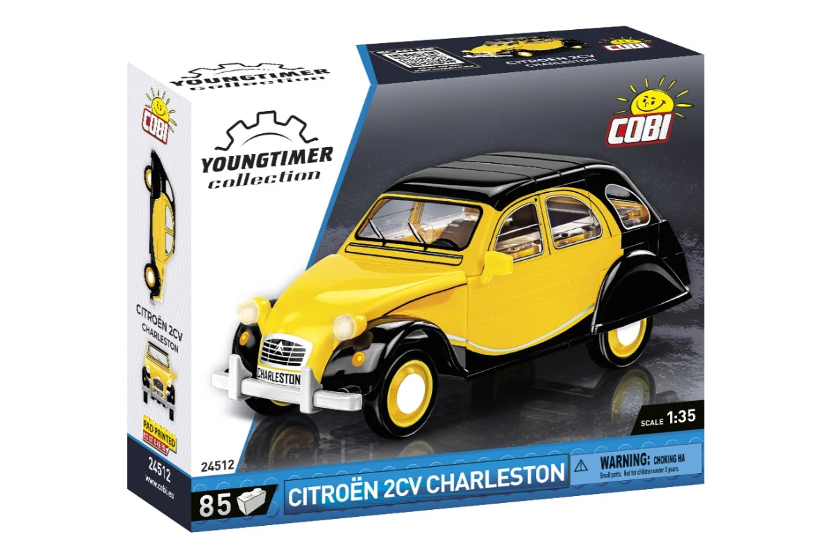 COBI 24512 – Citroën 2CV Charleston építőjáték – 100% kompatibilis minden más kedvelt márkával