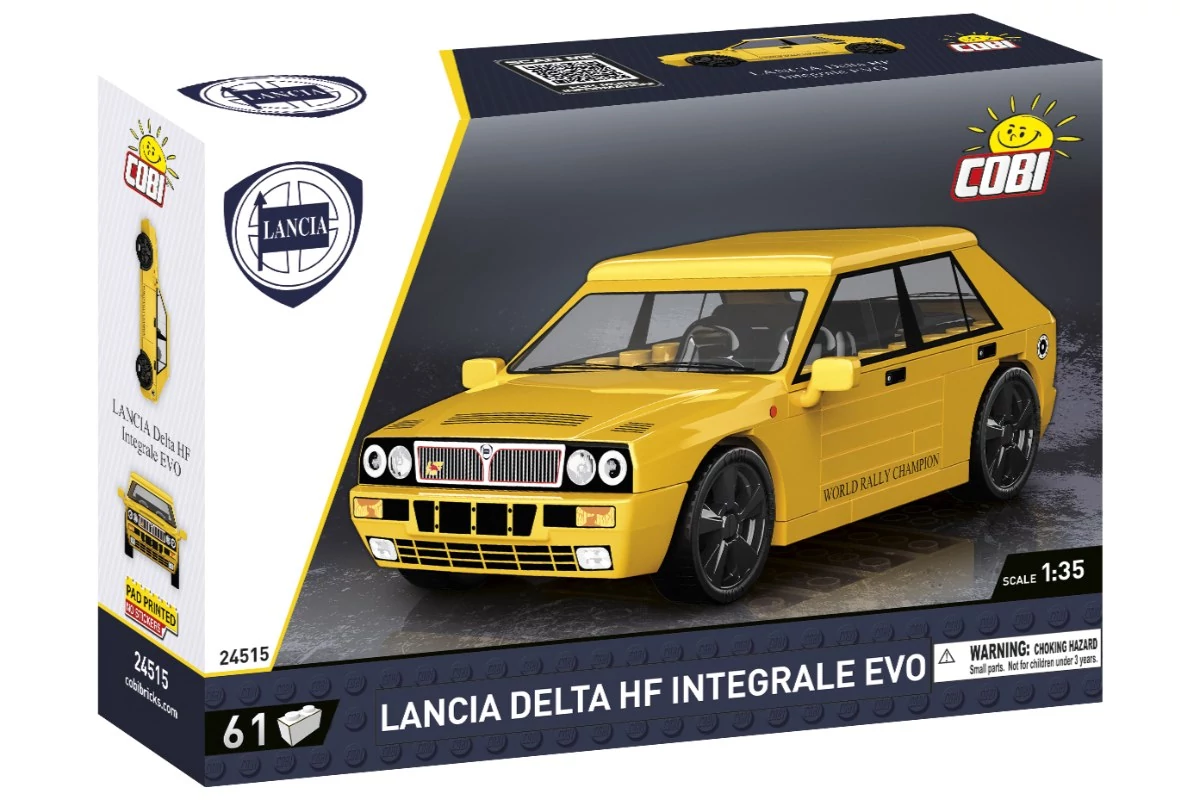 COBI 24515 – 1991 Lancia Delta HF Integrale EVO építőjáték – 100% kompatibilis minden más kedvelt márkával
