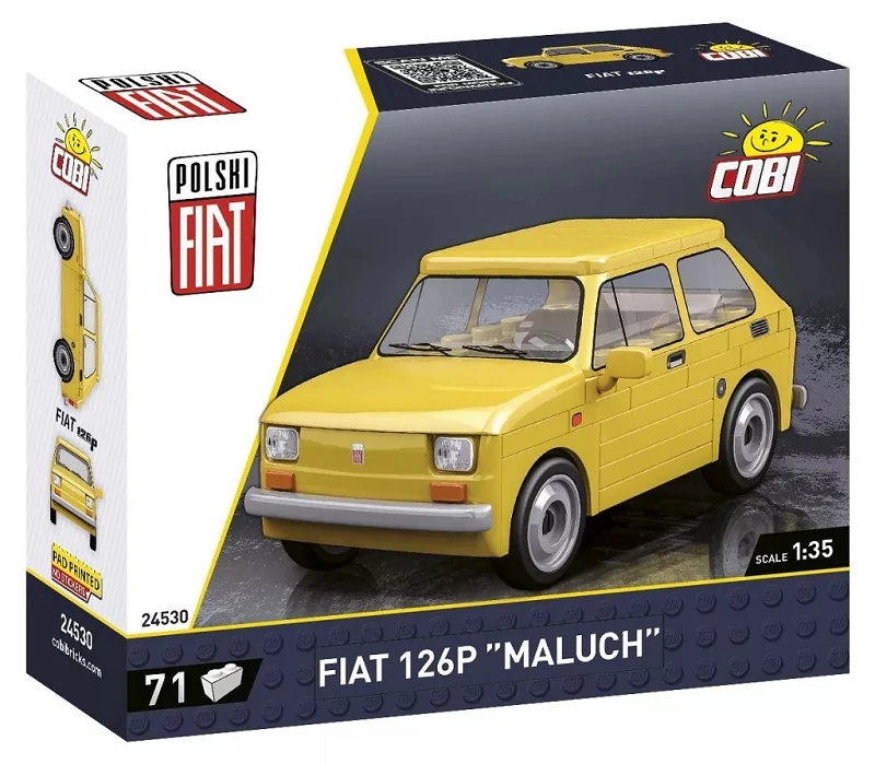 COBI 24530 – Polski Fiat 126p építőjáték – 100% kompatibilis minden más kedvelt márkával