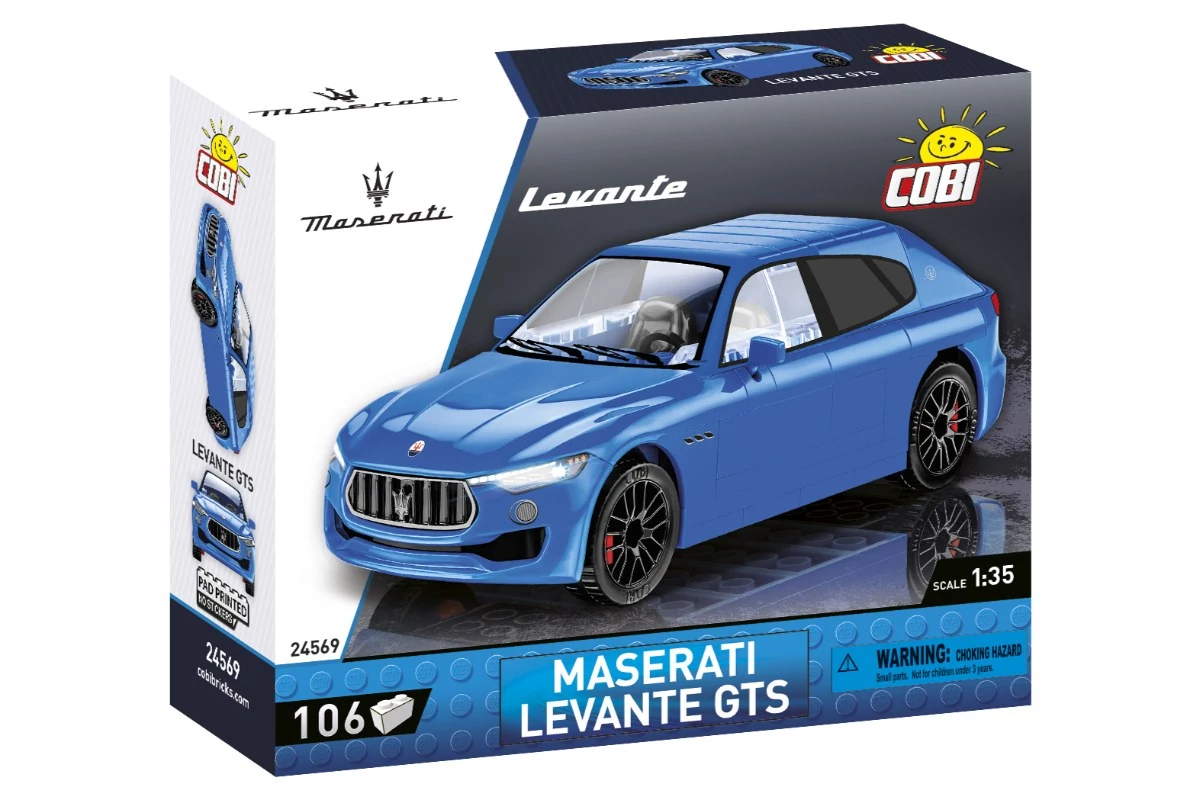 COBI 24569 – Maserati Levante GTS építőjáték – 100% kompatibilis minden más kedvelt márkával