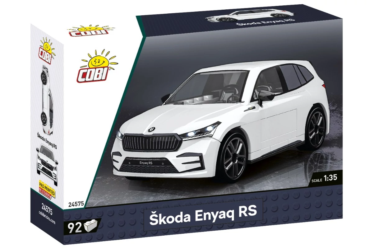 COBI 24575 – Škoda Enyaq RS építőjáték – 100% kompatibilis minden más kedvelt márkával