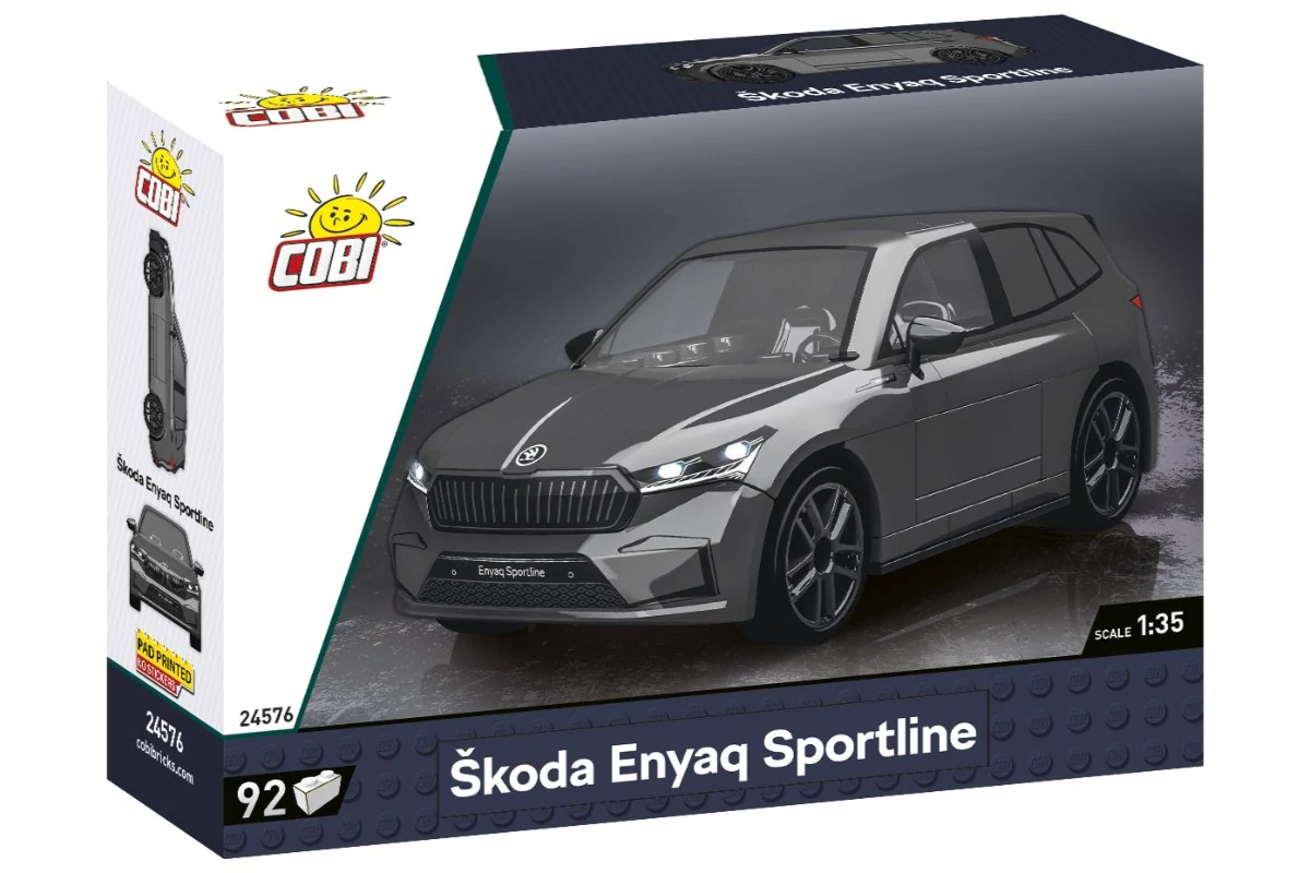 COBI 24576 – Škoda Enyaq Sportline építőjáték – 100% kompatibilis minden más kedvelt márkával
