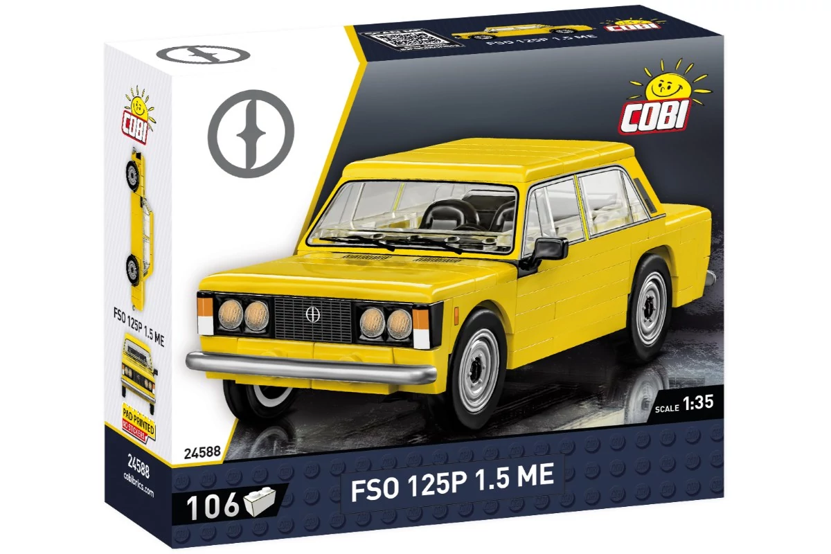 COBI 24588 – FSO 125p 1.5 ME építőjáték – 100% kompatibilis minden más kedvelt márkával