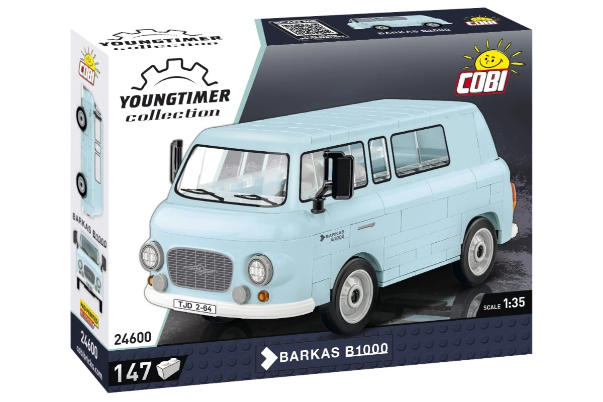 COBI 24600 – Barkas B1000 építőjáték – 100% kompatibilis minden más kedvelt márkával